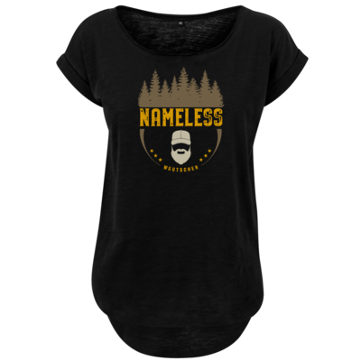 Motiv: Ladies Long Slub Tee - Nameless Retro - bestimme auf Wunsch Details wie Produkt, Grösse, Farbe und Position selbst ! Motiv: Ladies Long Slub Tee - Nameless Retro