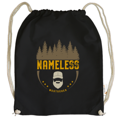 Motiv: Cotton Gymsac - Nameless Retro - bestimme auf Wunsch Details wie Produkt, Grösse, Farbe und Position selbst ! Motiv: Cotton Gymsac - Nameless Retro