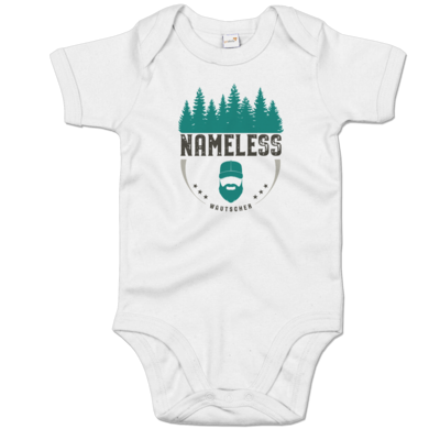 Motiv: Baby Body Organic - Nameless Retro - bestimme auf Wunsch Details wie Produkt, Grösse, Farbe und Position selbst ! Motiv: Baby Body Organic - Nameless Retro