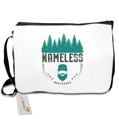 Motiv: Schultertasche - Nameless Retro - bestimme auf Wunsch Details wie Produkt, Grösse, Farbe und Position selbst ! Motiv: Schultertasche - Nameless Retro