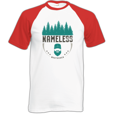 Motiv: Baseball-T FAIR WEAR - Nameless Retro - bestimme auf Wunsch Details wie Produkt, Grösse, Farbe und Position selbst ! Motiv: Baseball-T FAIR WEAR - Nameless Retro
