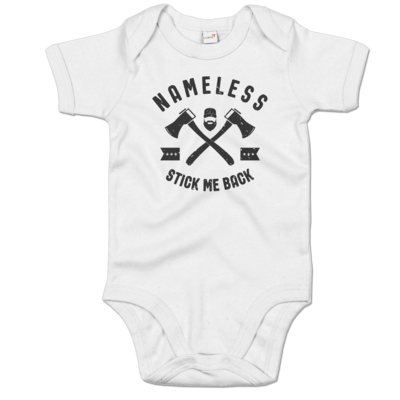 Motiv: Baby Body Organic - Stick-Me-Back - bestimme auf Wunsch Details wie Produkt, Grösse, Farbe und Position selbst ! Motiv: Baby Body Organic - Stick-Me-Back