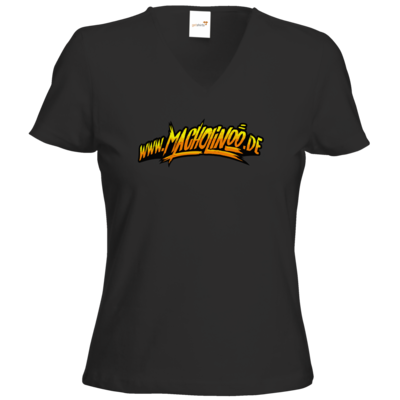 Motiv: T-Shirt Damen V-Neck Classic - Macho - HP - bestimme auf Wunsch Details wie Produkt, Grösse, Farbe und Position selbst ! Motiv: T-Shirt Damen V-Neck Classic - Macho - HP