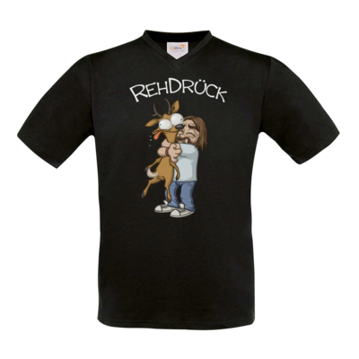 Motiv: T-Shirt V-Neck FAIR WEAR - RehDrueck - bestimme auf Wunsch Details wie Produkt, Grösse, Farbe und Position selbst ! Motiv: T-Shirt V-Neck FAIR WEAR - RehDrueck