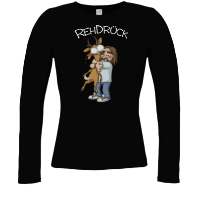 Motiv: Longsleeve Damen Organic - RehDrueck - bestimme auf Wunsch Details wie Produkt, Grösse, Farbe und Position selbst ! Motiv: Longsleeve Damen Organic - RehDrueck