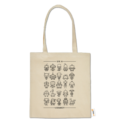 Motiv: Baumwolltasche - Viewbots - bestimme auf Wunsch Details wie Produkt, Grösse, Farbe und Position selbst ! Motiv: Baumwolltasche - Viewbots