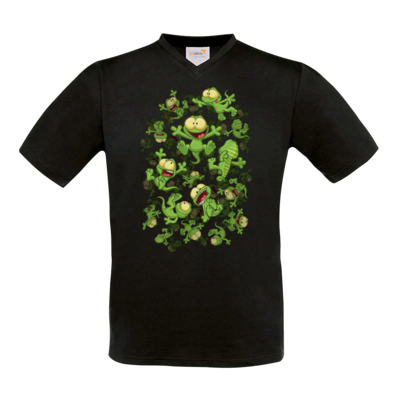Motiv: T-Shirt V-Neck FAIR WEAR - Lurchregen - bestimme auf Wunsch Details wie Produkt, Grösse, Farbe und Position selbst ! Motiv: T-Shirt V-Neck FAIR WEAR - Lurchregen