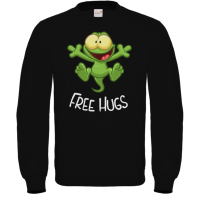 Motiv: Sweatshirt FAIR WEAR - FreeHugs - bestimme auf Wunsch Details wie Produkt, Grösse, Farbe und Position selbst ! Motiv: Sweatshirt FAIR WEAR - FreeHugs
