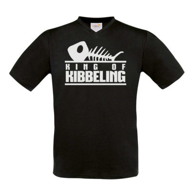 Motiv: T-Shirt V-Neck FAIR WEAR - Dead by Daylight - King of Kibbeling - bestimme auf Wunsch Details wie Produkt, Grösse, Farbe und Position selbst ! Motiv: T-Shirt V-Neck FAIR WEAR - Dead by Daylight - King of Kibbeling