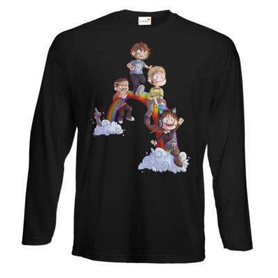 Motiv: Exact 190 Longsleeve FAIR WEAR - Dead by Daylight - Regenbogen - bestimme auf Wunsch Details wie Produkt, Grösse, Farbe und Position selbst ! Motiv: Exact 190 Longsleeve FAIR WEAR - Dead by Daylight - Regenbogen