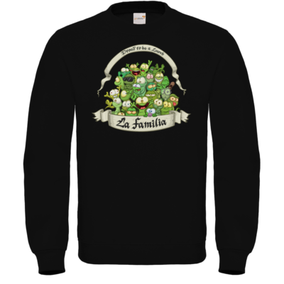 Motiv: Sweatshirt FAIR WEAR - LaFamilia - bestimme auf Wunsch Details wie Produkt, Grösse, Farbe und Position selbst ! Motiv: Sweatshirt FAIR WEAR - LaFamilia