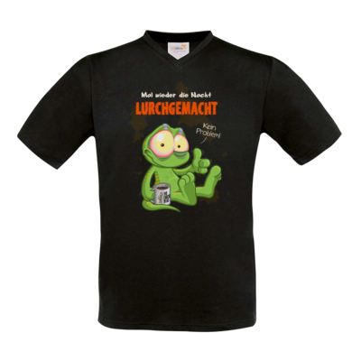 Motiv: T-Shirt V-Neck FAIR WEAR - Lurchgemacht - bestimme auf Wunsch Details wie Produkt, Grösse, Farbe und Position selbst ! Motiv: T-Shirt V-Neck FAIR WEAR - Lurchgemacht