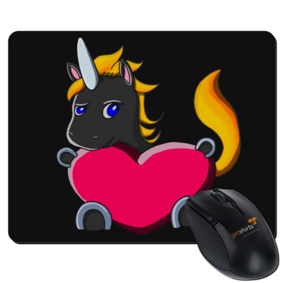 Motiv: Mousepad Textil - LSDUnicorn Liebe - bestimme auf Wunsch Details wie Produkt, Grösse, Farbe und Position selbst ! Motiv: Mousepad Textil - LSDUnicorn Liebe
