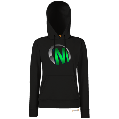 Motiv: Hoodie Damen Classic - Macho - Logo - Grün - bestimme auf Wunsch Details wie Produkt, Grösse, Farbe und Position selbst ! Motiv: Hoodie Damen Classic - Macho - Logo - Grün