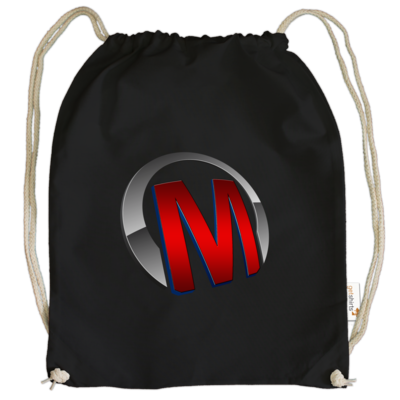 Motiv: Cotton Gymsac - Macho - Logo - Rot - bestimme auf Wunsch Details wie Produkt, Grösse, Farbe und Position selbst ! Motiv: Cotton Gymsac - Macho - Logo - Rot