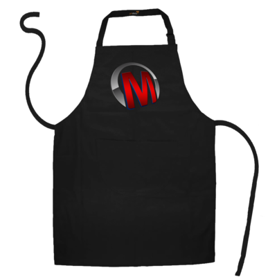 Motiv: Schürze - Macho - Logo - Rot - bestimme auf Wunsch Details wie Produkt, Grösse, Farbe und Position selbst ! Motiv: Schürze - Macho - Logo - Rot