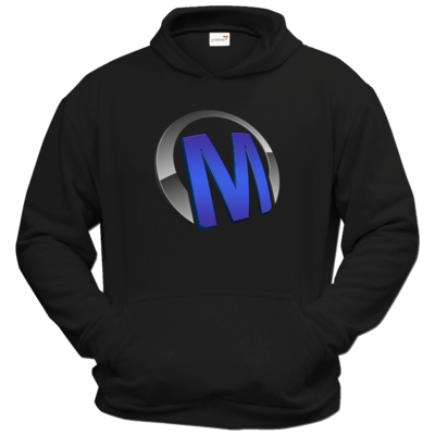 Motiv: Hoodie Classic - Macho - Logo - Blau - bestimme auf Wunsch Details wie Produkt, Grösse, Farbe und Position selbst ! Motiv: Hoodie Classic - Macho - Logo - Blau