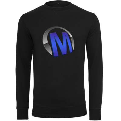 Motiv: Light Crew Sweatshirt - Macho - Logo - Blau - bestimme auf Wunsch Details wie Produkt, Grösse, Farbe und Position selbst ! Motiv: Light Crew Sweatshirt - Macho - Logo - Blau