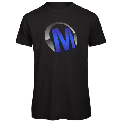 Motiv: Organic T-Shirt - Macho - Logo - Blau - bestimme auf Wunsch Details wie Produkt, Grösse, Farbe und Position selbst ! Motiv: Organic T-Shirt - Macho - Logo - Blau
