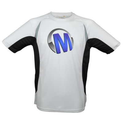 Motiv: Laufshirt Running T - Macho - Logo - Blau - bestimme auf Wunsch Details wie Produkt, Grösse, Farbe und Position selbst ! Motiv: Laufshirt Running T - Macho - Logo - Blau