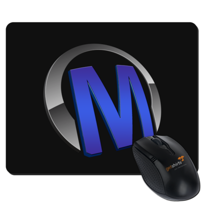 Motiv: Mousepad Textil - Macho - Logo - Blau - bestimme auf Wunsch Details wie Produkt, Grösse, Farbe und Position selbst ! Motiv: Mousepad Textil - Macho - Logo - Blau