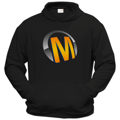 Motiv: Hoodie Classic - Macho - Logo - Orange 