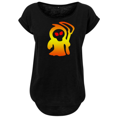 Motiv: Ladies Long Slub Tee - Macho - Sensenmann - bestimme auf Wunsch Details wie Produkt, Grösse, Farbe und Position selbst ! Motiv: Ladies Long Slub Tee - Macho - Sensenmann