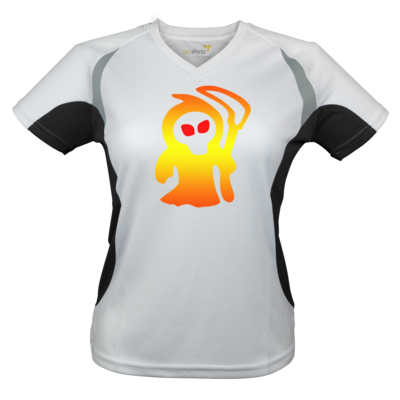 Motiv: Laufshirt Lady Running T - Macho - Sensenmann - bestimme auf Wunsch Details wie Produkt, Grösse, Farbe und Position selbst ! Motiv: Laufshirt Lady Running T - Macho - Sensenmann