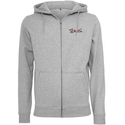 Motiv: Heavy Zip-Hoodie - TEARS 2.0 - Logo rot - bestimme auf Wunsch Details wie Produkt, Grösse, Farbe und Position selbst ! Motiv: Heavy Zip-Hoodie - TEARS 2.0 - Logo rot
