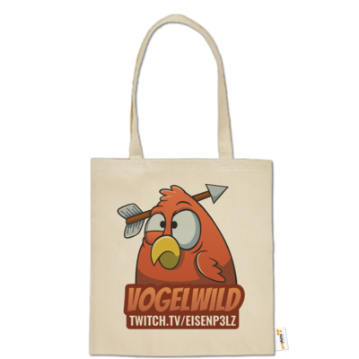 Motiv: Baumwolltasche - Vogelwild - bestimme auf Wunsch Details wie Produkt, Grösse, Farbe und Position selbst ! Motiv: Baumwolltasche - Vogelwild