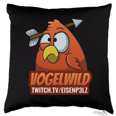 Motiv: Kissen Baumwolle - Vogelwild - bestimme auf Wunsch Details wie Produkt, Grösse, Farbe und Position selbst ! Motiv: Kissen Baumwolle - Vogelwild