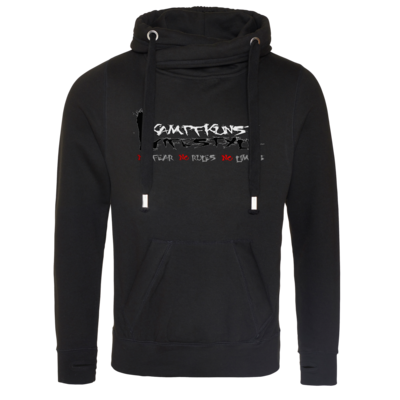Motiv: Cross Neck Hoodie - Kampfkunst Lifestyle - Logo 1 - bestimme auf Wunsch Details wie Produkt, Grösse, Farbe und Position selbst ! Motiv: Cross Neck Hoodie - Kampfkunst Lifestyle - Logo 1