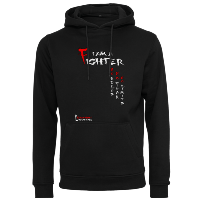 Motiv: Heavy Hoodie - Kampfkunst Lifestyle - I am a Fighter - bestimme auf Wunsch Details wie Produkt, Grösse, Farbe und Position selbst ! Motiv: Heavy Hoodie - Kampfkunst Lifestyle - I am a Fighter