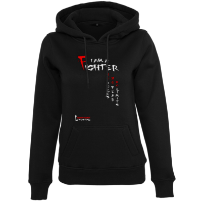 Motiv: Womens Heavy Hoody - Kampfkunst Lifestyle - I am a Fighter - bestimme auf Wunsch Details wie Produkt, Grösse, Farbe und Position selbst ! Motiv: Womens Heavy Hoody - Kampfkunst Lifestyle - I am a Fighter