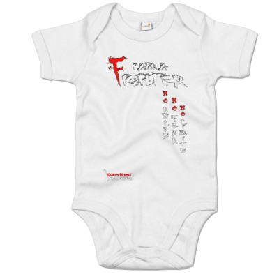 Motiv: Baby Body Organic - Kampfkunst Lifestyle - I am a Fighter - bestimme auf Wunsch Details wie Produkt, Grösse, Farbe und Position selbst ! Motiv: Baby Body Organic - Kampfkunst Lifestyle - I am a Fighter