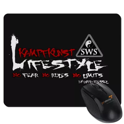 Motiv: Mousepad Textil - Kampfkunst Lifestyle - Logo 2 - bestimme auf Wunsch Details wie Produkt, Grösse, Farbe und Position selbst ! Motiv: Mousepad Textil - Kampfkunst Lifestyle - Logo 2