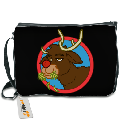 Motiv: Schultertasche - Rudolph - bestimme auf Wunsch Details wie Produkt, Grösse, Farbe und Position selbst ! Motiv: Schultertasche - Rudolph