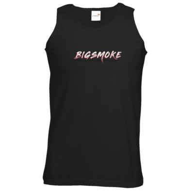 Motiv: Athletic Vest - Schriftzug Big Smoke - bestimme auf Wunsch Details wie Produkt, Grösse, Farbe und Position selbst ! Motiv: Athletic Vest - Schriftzug Big Smoke