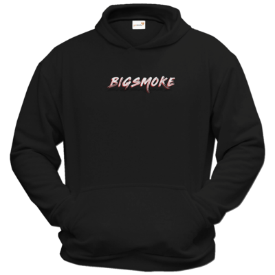Motiv: Hoodie Classic - Schriftzug Big Smoke - bestimme auf Wunsch Details wie Produkt, Grösse, Farbe und Position selbst ! Motiv: Hoodie Classic - Schriftzug Big Smoke