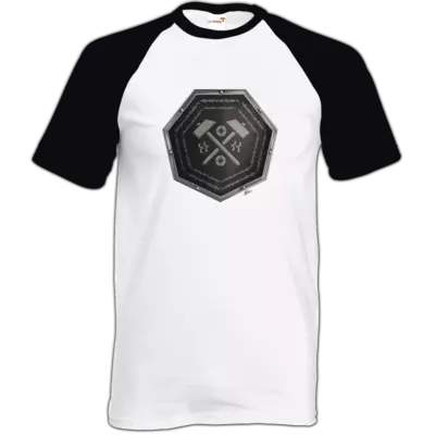 Motiv: TShirt Baseball - Wappen - Xorlosch - bestimme auf Wunsch Details wie Produkt, Grösse, Farbe und Position selbst ! Motiv: TShirt Baseball - Wappen - Xorlosch