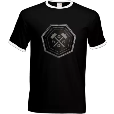 Motiv: T-Shirt Ringer - Wappen - Xorlosch - bestimme auf Wunsch Details wie Produkt, Grösse, Farbe und Position selbst ! Motiv: T-Shirt Ringer - Wappen - Xorlosch