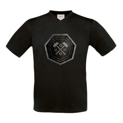 Motiv: T-Shirt V-Neck FAIR WEAR - Wappen - Xorlosch - bestimme auf Wunsch Details wie Produkt, Grösse, Farbe und Position selbst ! Motiv: T-Shirt V-Neck FAIR WEAR - Wappen - Xorlosch
