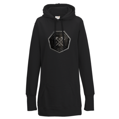 Motiv: Lady Longline Hoodie - Wappen - Xorlosch - bestimme auf Wunsch Details wie Produkt, Grösse, Farbe und Position selbst ! Motiv: Lady Longline Hoodie - Wappen - Xorlosch