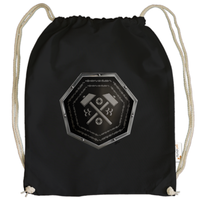 Motiv: Cotton Gymsac - Wappen - Xorlosch - bestimme auf Wunsch Details wie Produkt, Grösse, Farbe und Position selbst ! Motiv: Cotton Gymsac - Wappen - Xorlosch