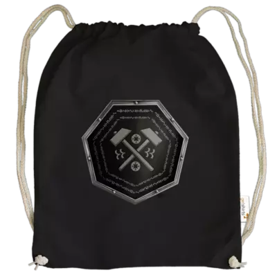 Motiv: Cotton Gymsac - Wappen - Xorlosch - bestimme auf Wunsch Details wie Produkt, Grösse, Farbe und Position selbst ! Motiv: Cotton Gymsac - Wappen - Xorlosch