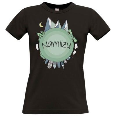 Motiv: T-Shirt Damen Premium FAIR WEAR - Butterfull World - bestimme auf Wunsch Details wie Produkt, Grösse, Farbe und Position selbst ! Motiv: T-Shirt Damen Premium FAIR WEAR - Butterfull World
