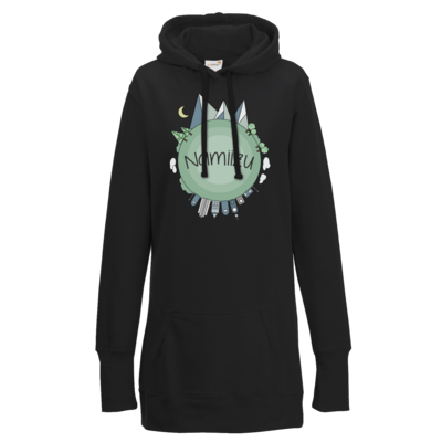 Motiv: Lady Longline Hoodie - Butterfull World - bestimme auf Wunsch Details wie Produkt, Grösse, Farbe und Position selbst ! Motiv: Lady Longline Hoodie - Butterfull World