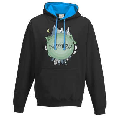 Motiv: Two-Tone Hoodie - Butterfull World - bestimme auf Wunsch Details wie Produkt, Grösse, Farbe und Position selbst ! Motiv: Two-Tone Hoodie - Butterfull World