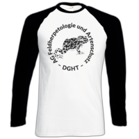 Motiv: Longsleeve Baseball T - AG Feldherpetologie und Artenschutz - sw - bestimme auf Wunsch Details wie Produkt, Grösse, Farbe und Position selbst ! Motiv: Longsleeve Baseball T - AG Feldherpetologie und Artenschutz - sw
