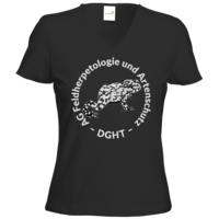 Motiv: T-Shirts Damen V-Neck FAIR WEAR - AG Feldherpetologie und Artenschutz - sw - bestimme auf Wunsch Details wie Produkt, Grösse, Farbe und Position selbst ! Motiv: T-Shirts Damen V-Neck FAIR WEAR - AG Feldherpetologie und Artenschutz - sw